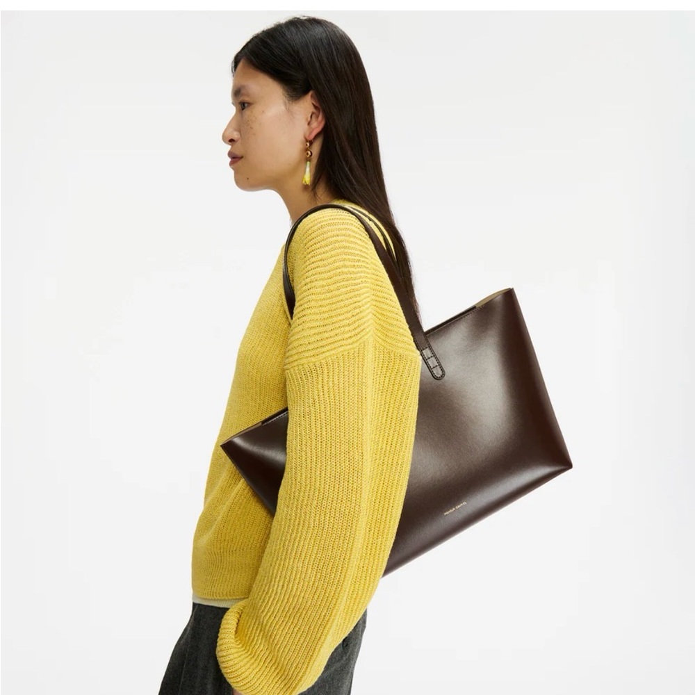 Mansur Gavriel Claret small zip Tote - Picture 12 of 12
